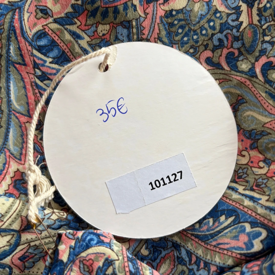 Mönstrad kortklänning - 2