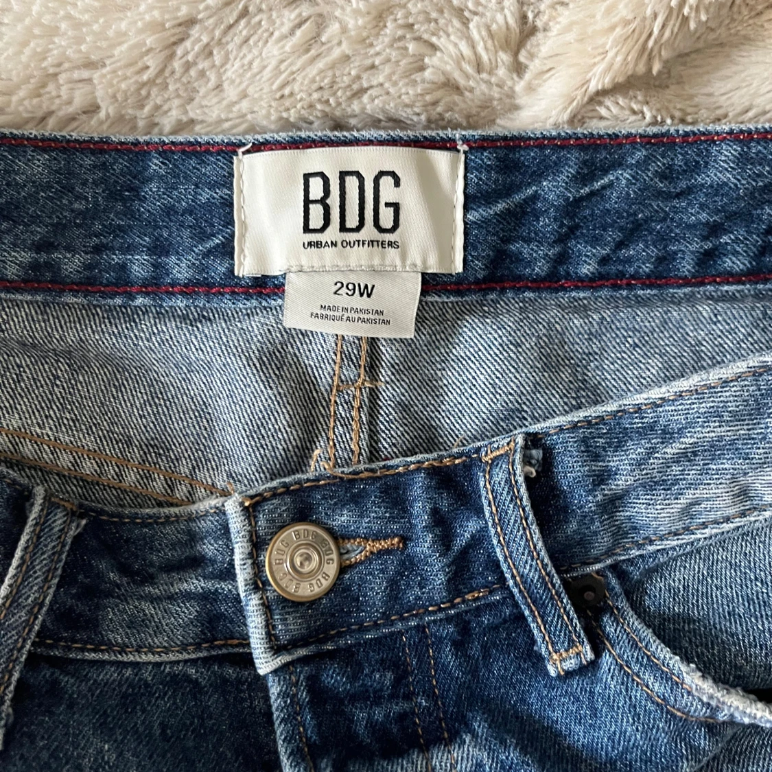 Blå jeansshorts från BDG Urban Outfitters - 2