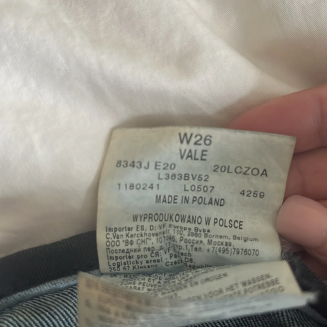 Mörkblå jeans från Lee X-Line W26 - 3