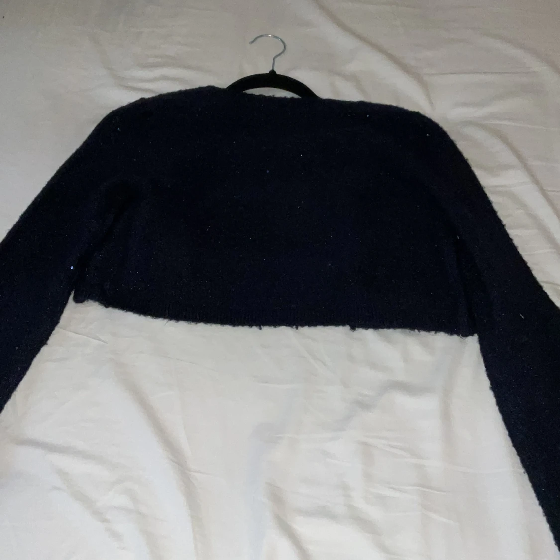 Mörkblå glittrig bolerotopp från Place - 2