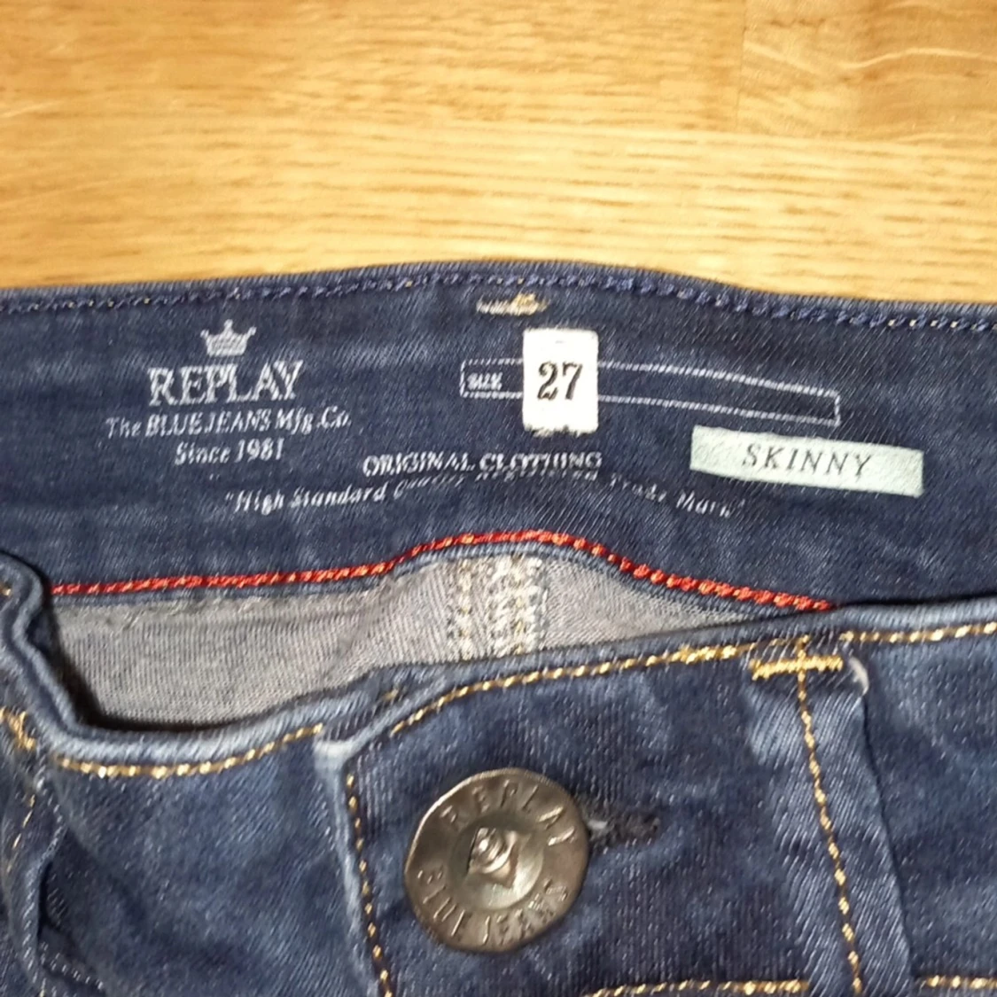 Blå skinny jeans från Replay - 3