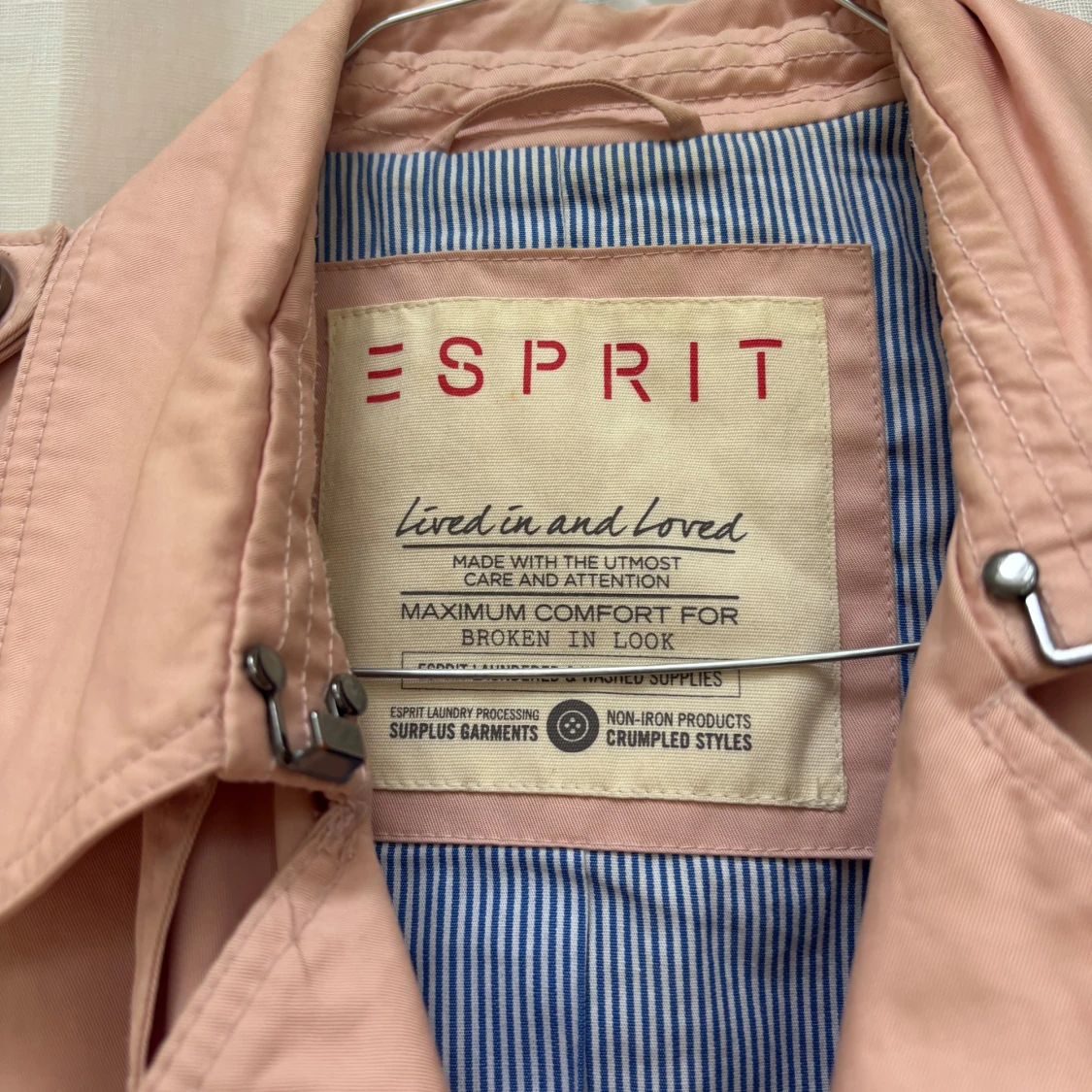 Ljusrosa trenchcoat från Esprit - 2