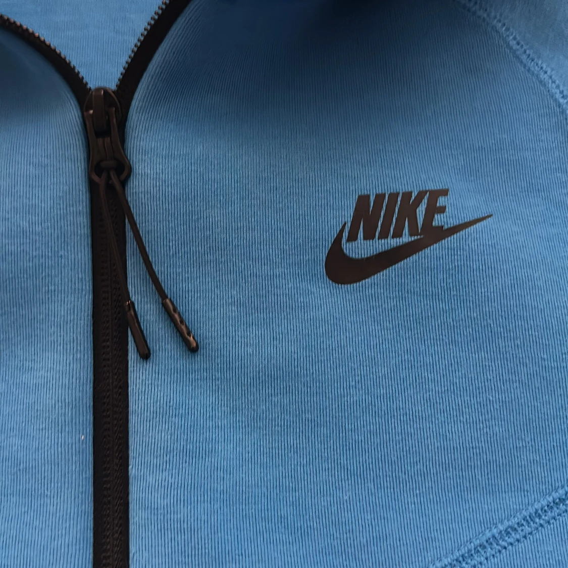 Blå Nike hoodiejacka med dragkedja XS - 1