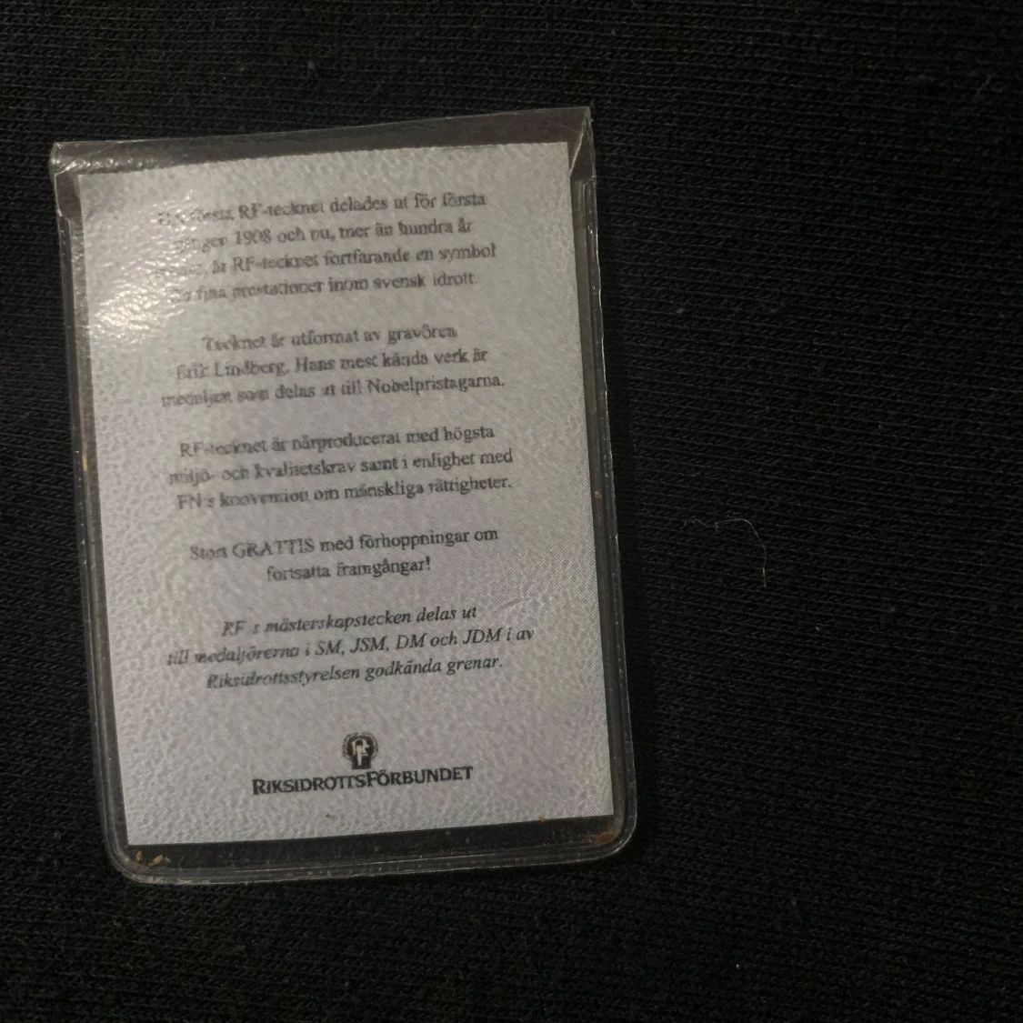 RF-tecken SM Ishockey 2015 guld - 1