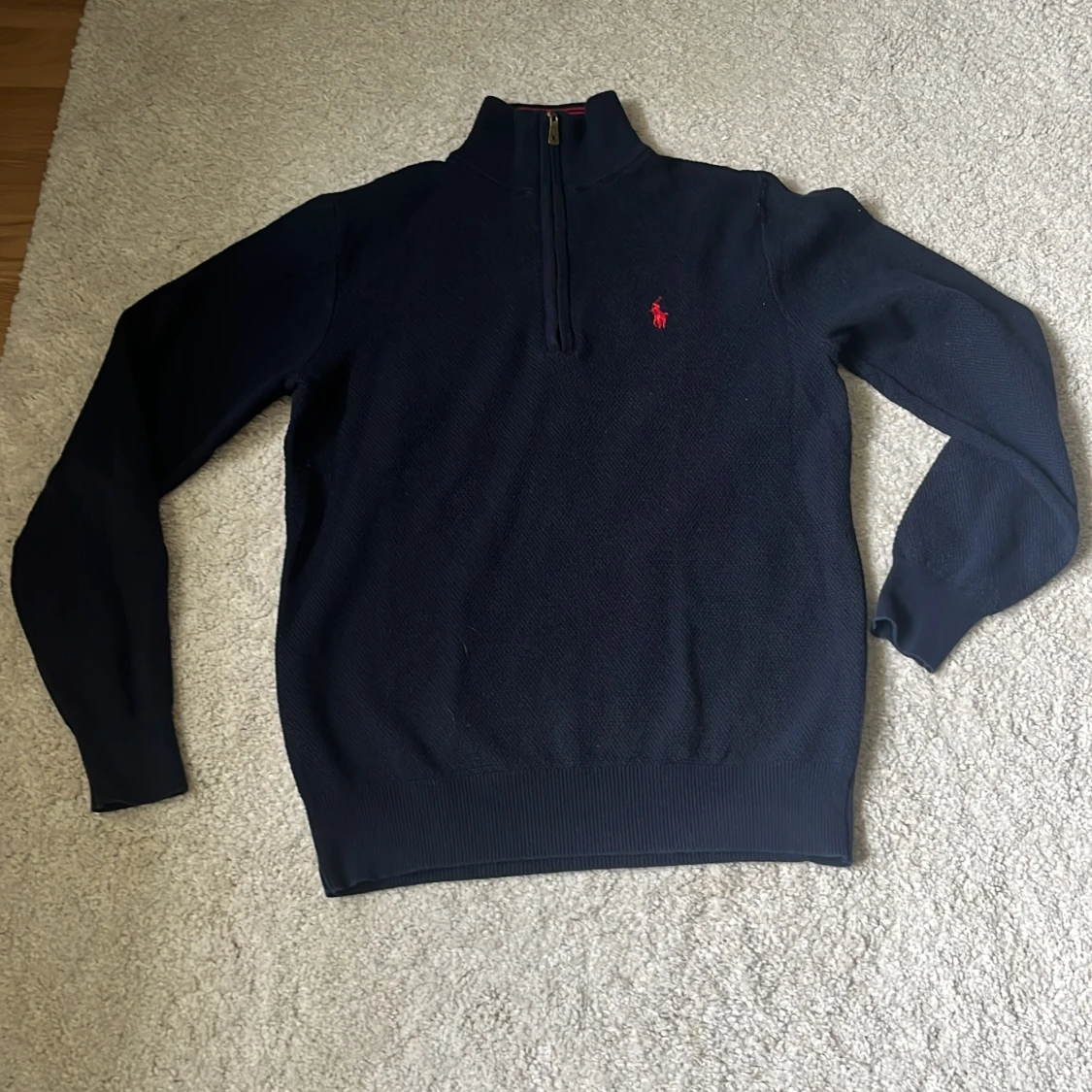 Mörkblå half zip tröja Polo Ralph Lauren - 4