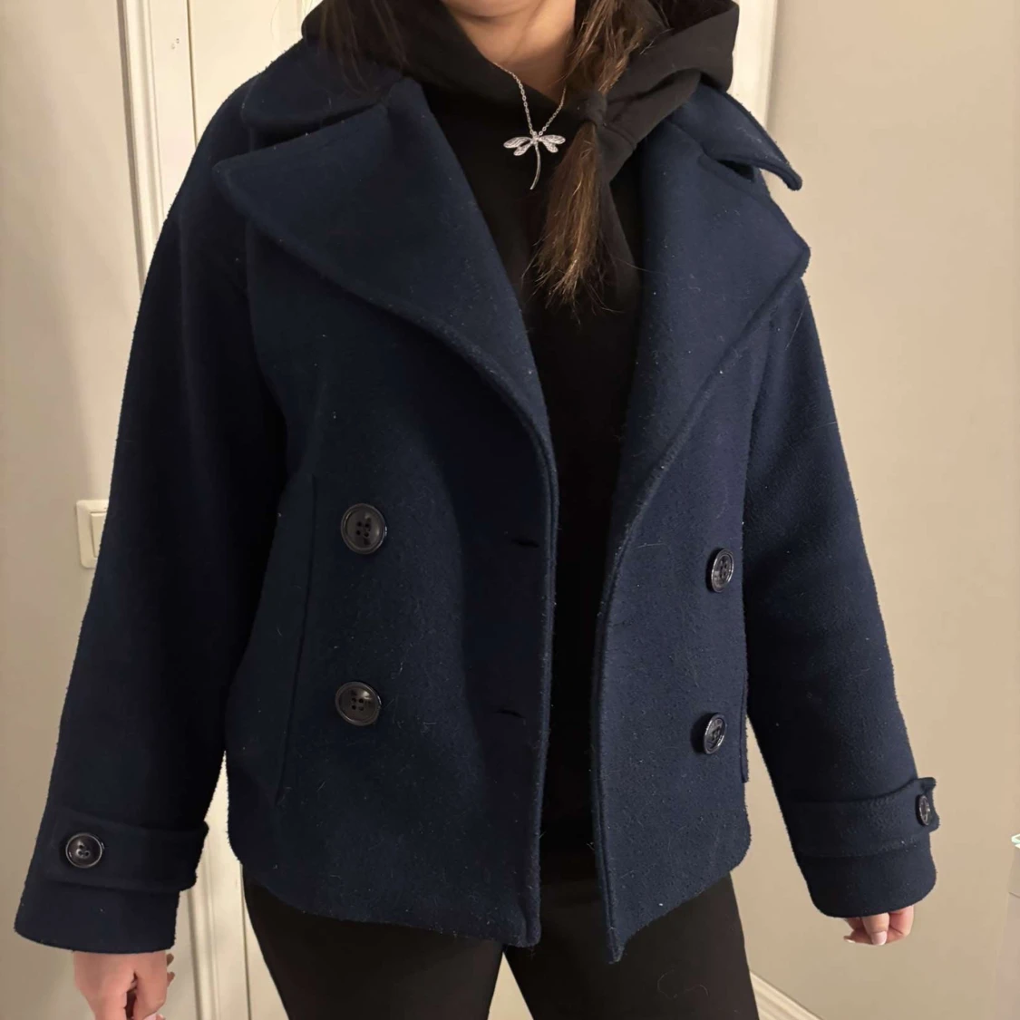 Mörkblå kappa från Design by si - 4