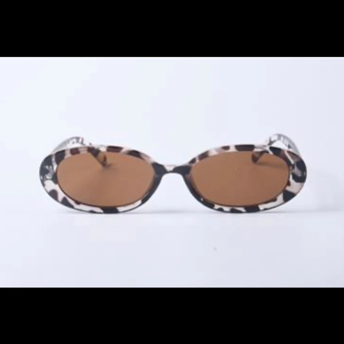 Bruna solglasögon med leopardmönster - 1