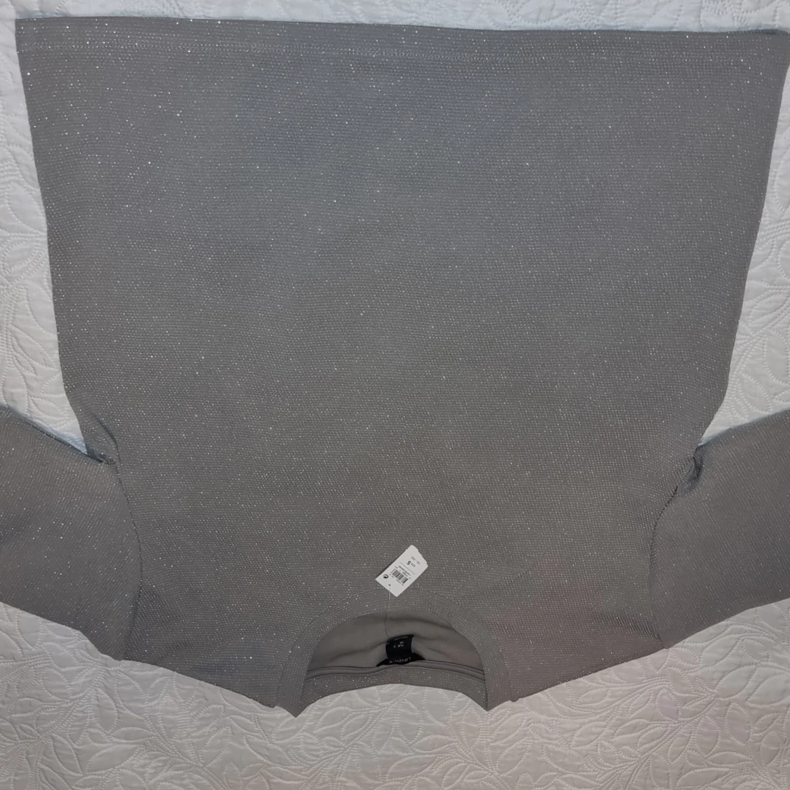 Grå glittrig tröja från H&M, st S-M