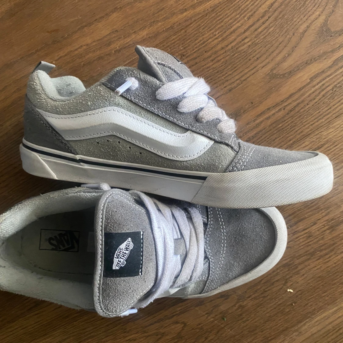 Grå sneakers från Vans,grey knu skool vans - 1