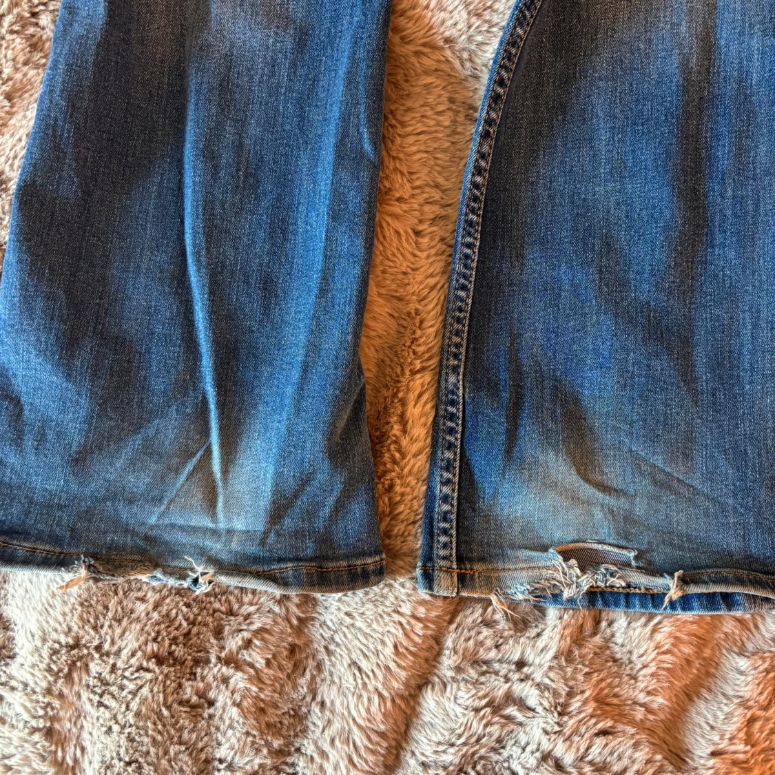 Blå bootcut jeans från Zara - 3