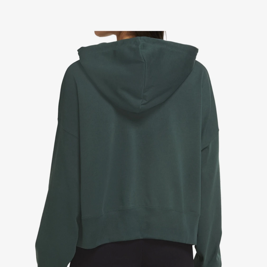 Mörkgrön hoodie från Nike - 1