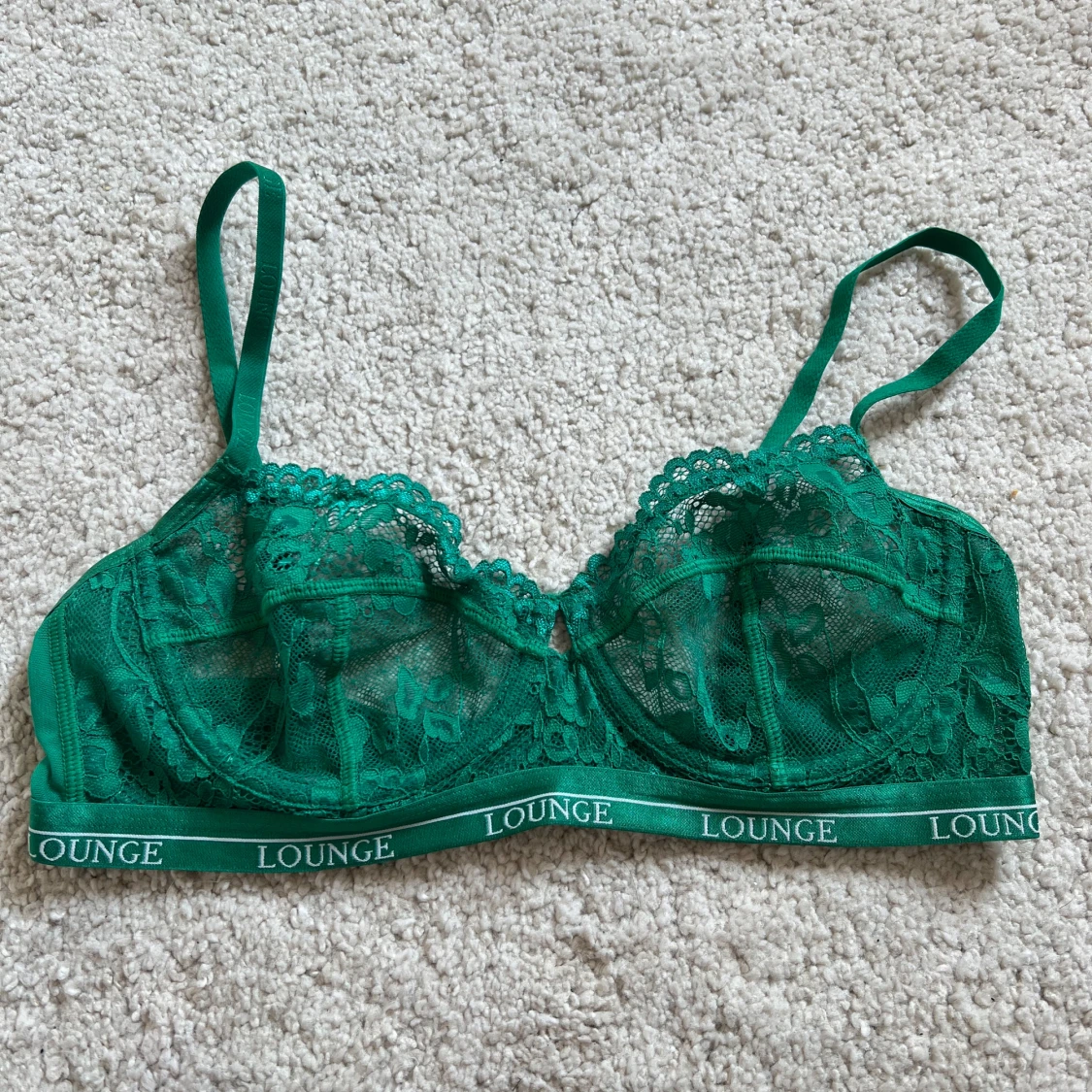 Grön spets-bh från Lounge