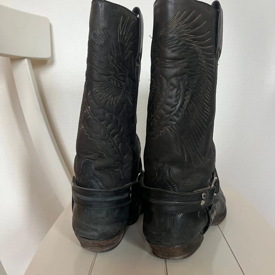 Svarta cowboy boots - 1