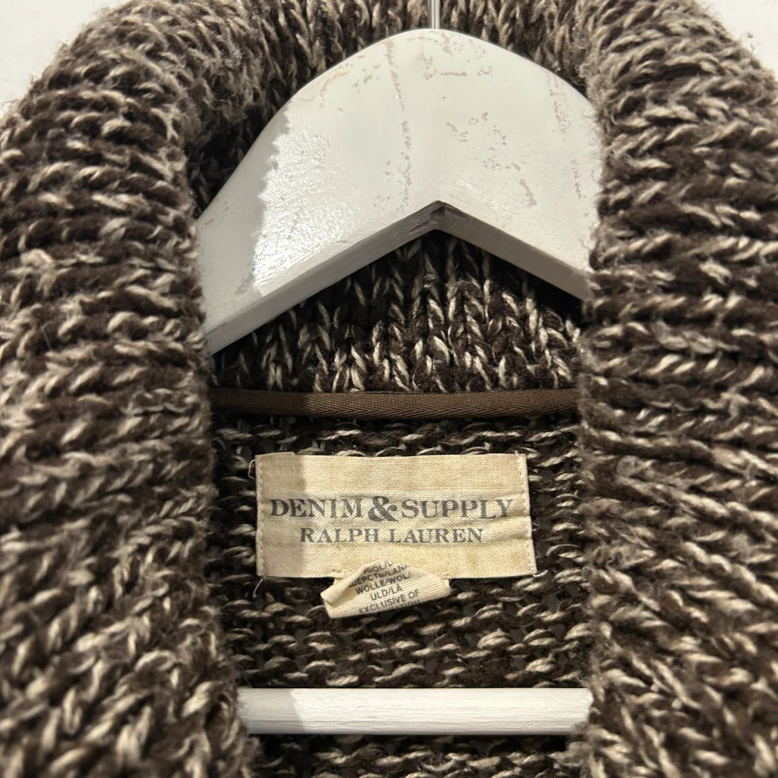 Ralph Lauren Stickad Ull Cardigan - 1