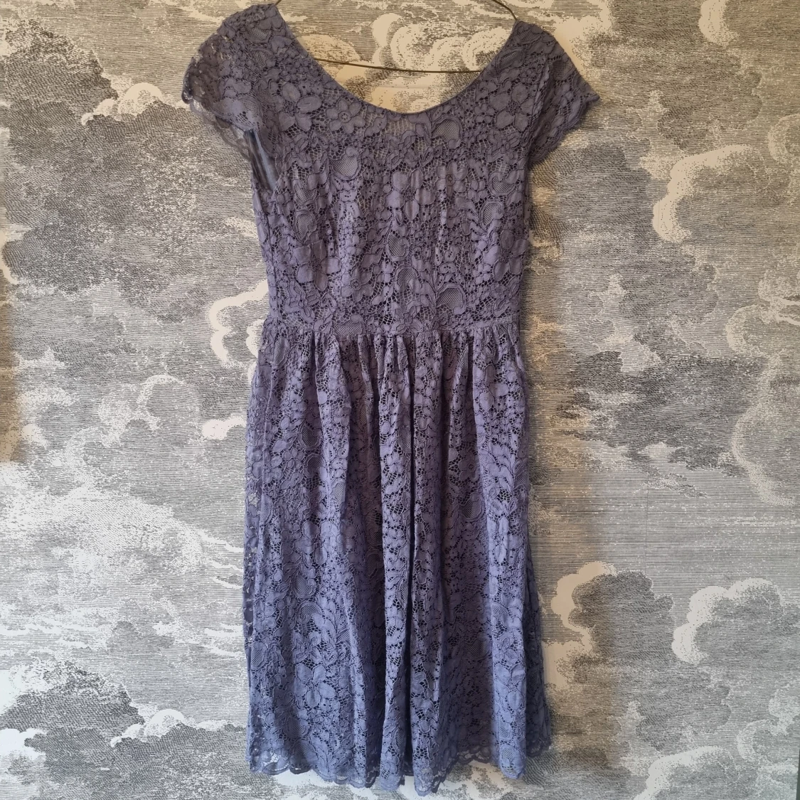 Blå spetsklänning från Ellos - 1