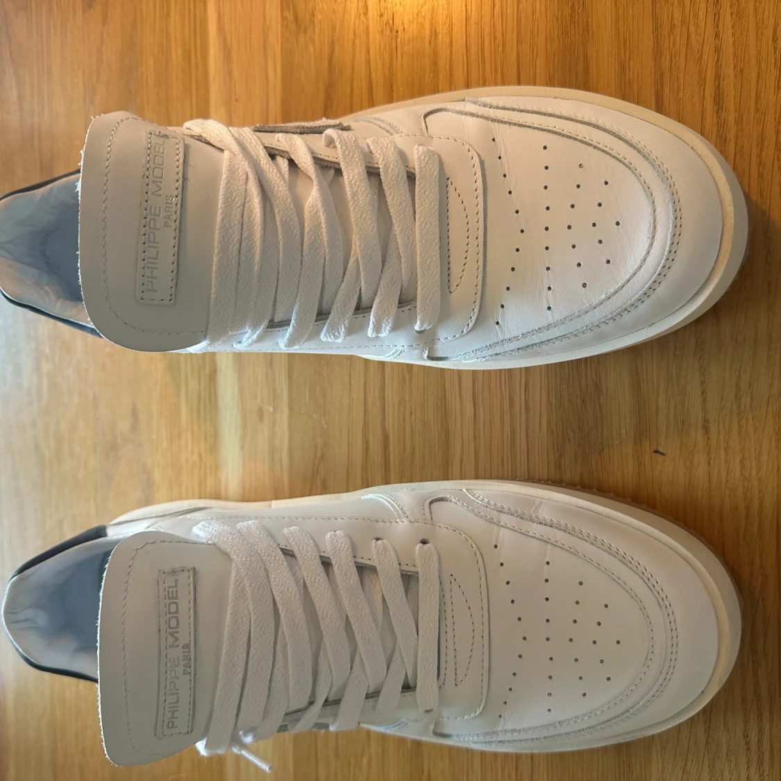 Vita Philippe Model sneakers i skinn - 2