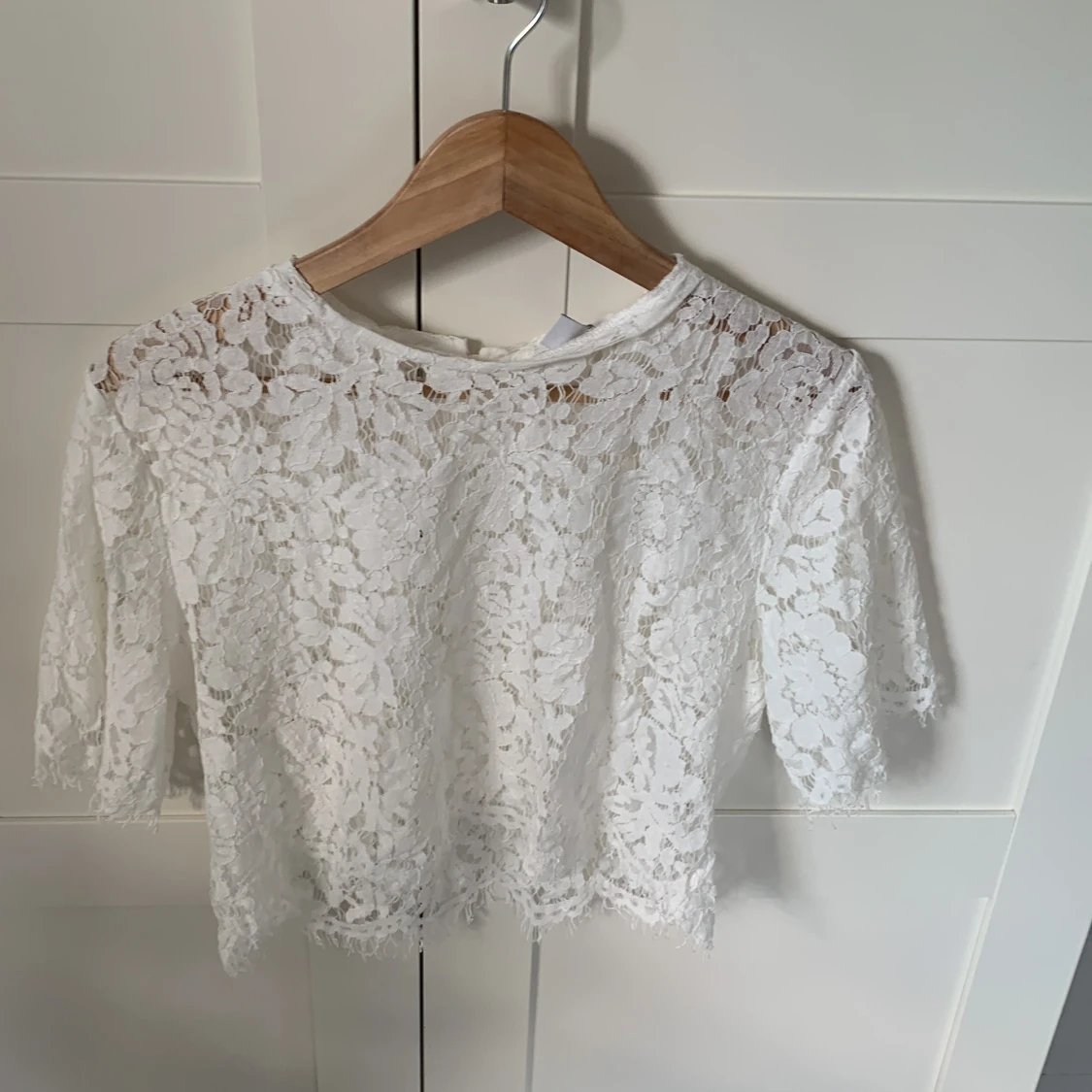 Vit spetsblus från New yorker