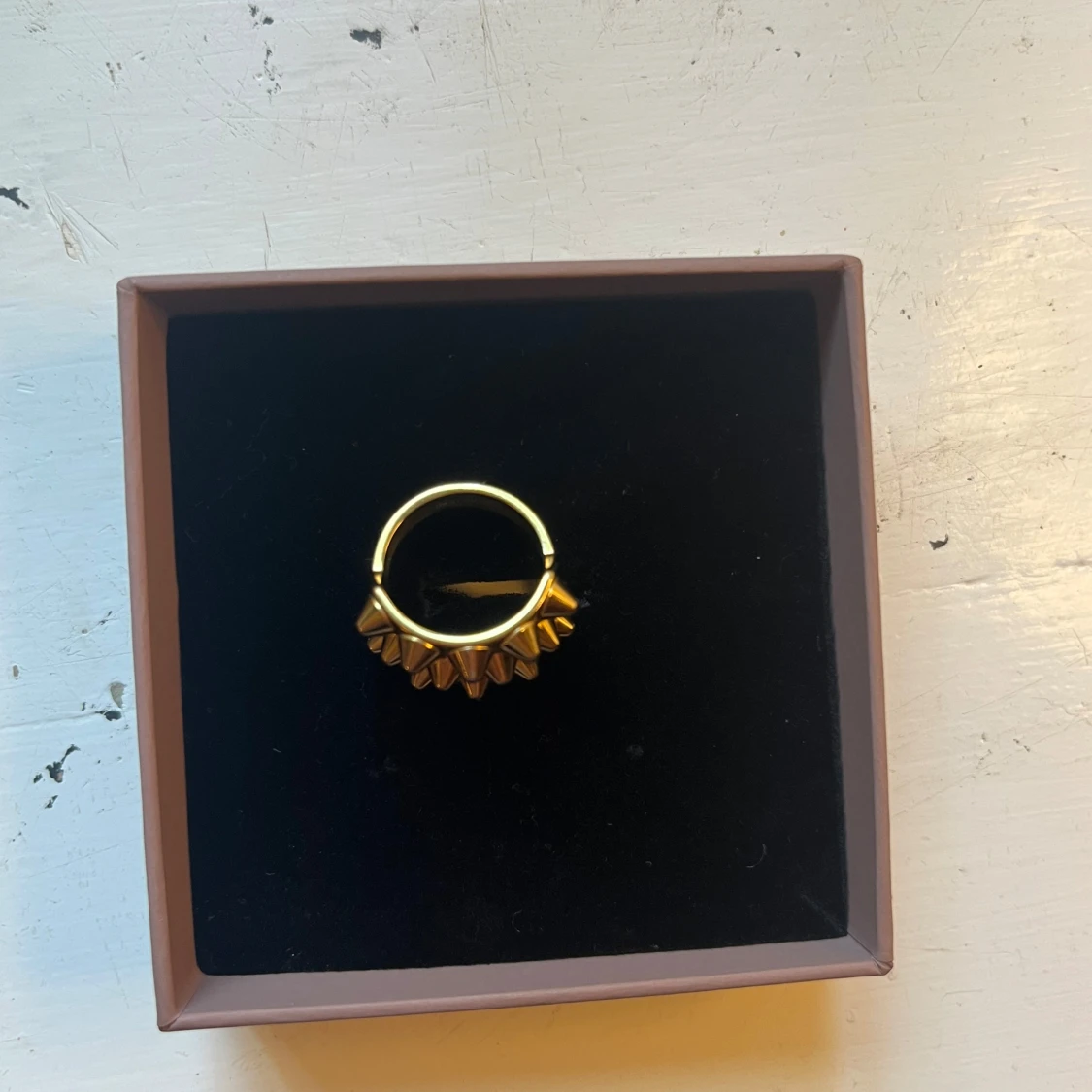 Guldig nitring från Edblad i st 16.80! - 2