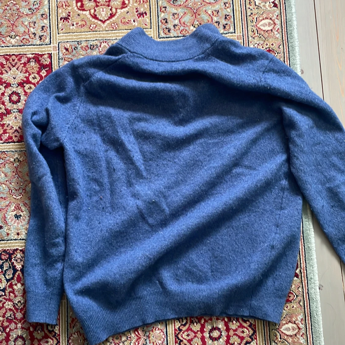 Blå halvzip-tröja från Cortefiel - 3