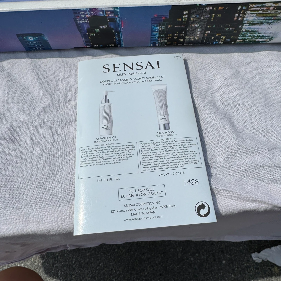 Sensai Silky Purifying Double Cleansing provkit - 1