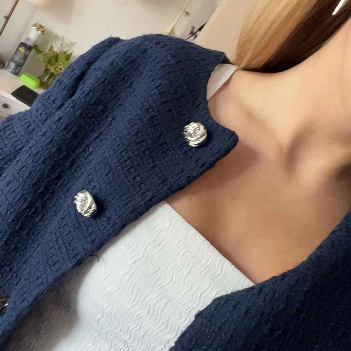 Mörkblå kavajjacka från Zara - 2