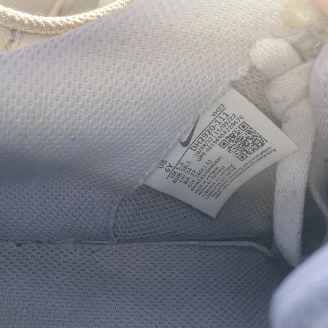 Vita Nike Air Force 1 sneakers - 3