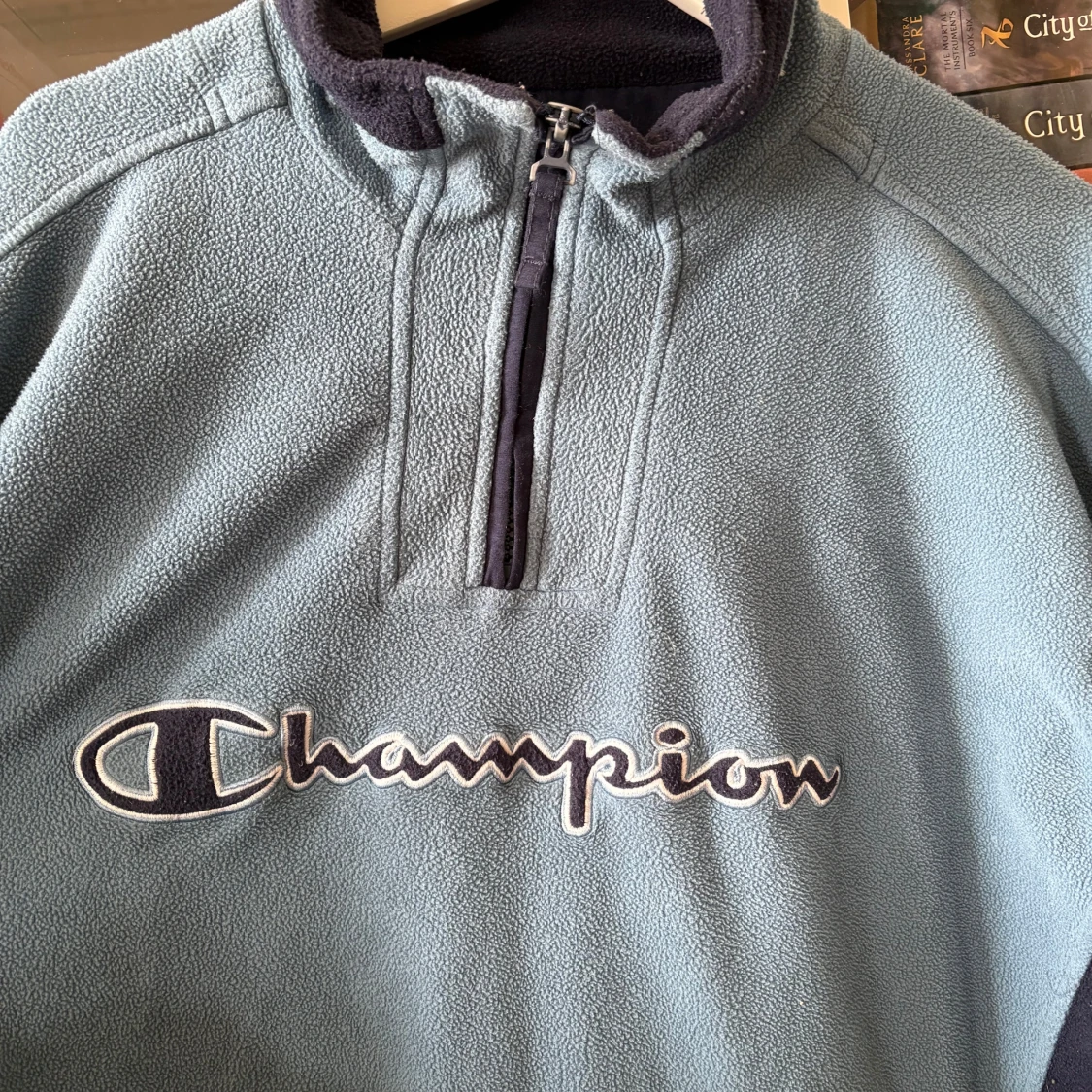 Blå fleecejacka från Champion - 2