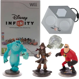 Disney Infinity - Disney Infinity till Wii är ett äventyrsspel där du kan utforska och skapa egna världar med figurer som Sulley, Jack Sparrow och Mr. Incredible. Perfekt för dig som gillar spel, samlarfigurer och kreativt byggande.