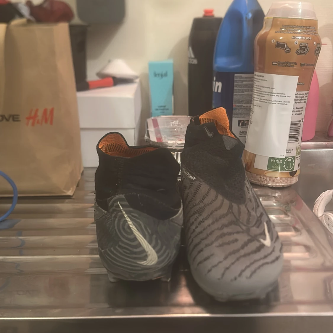 Nike fotbollsskor med zebramönster - 2