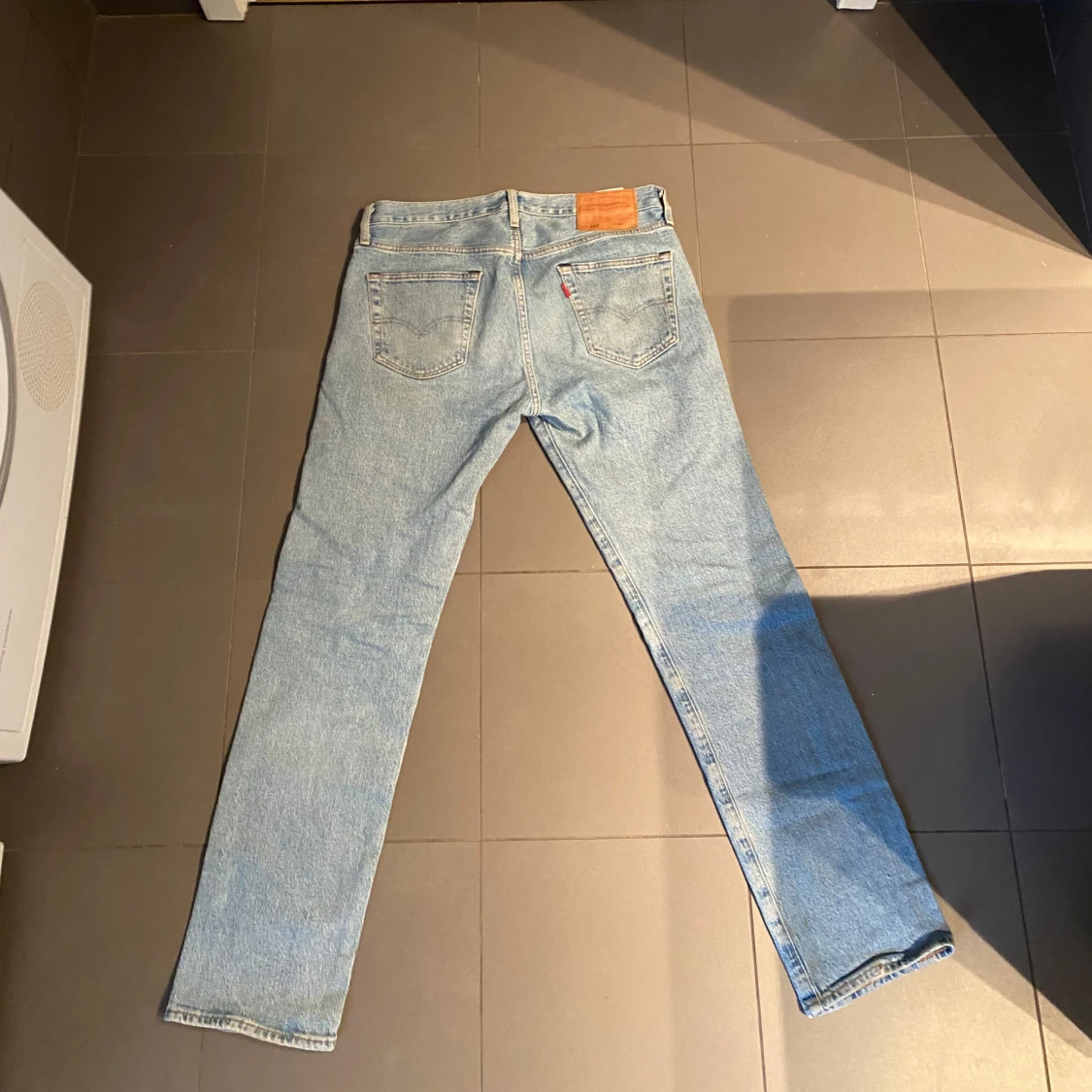 Levis 501 jeans i ljusblå denim - 1
