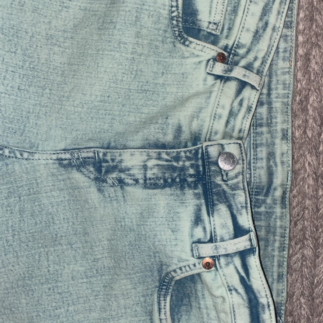 Mint gröna bootcut jeans! - 1