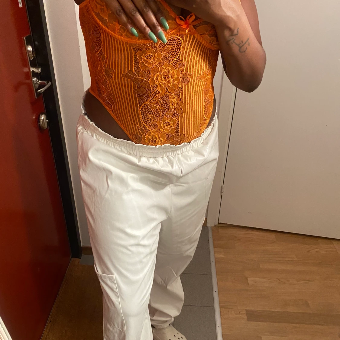Orange bodysuit ASOS storlek S - 91