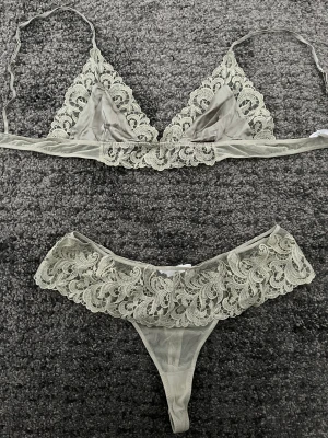 Zara set - nya underkläder, nyss tvättade, kommer i två sidenpåsar, storlek S