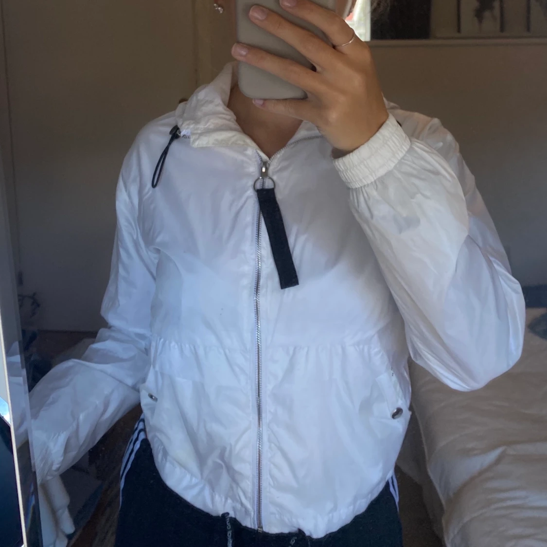 Vit vindjacka - 90