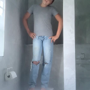 Gina tricot jeans i stl 34 - Långa men i bra skick stl 34