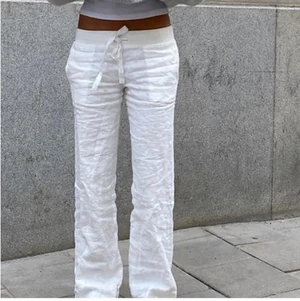 Linnebyxor - Säljer dessa snygga linnebyxor, använda en gång då jag inte tycker att dom passade mig