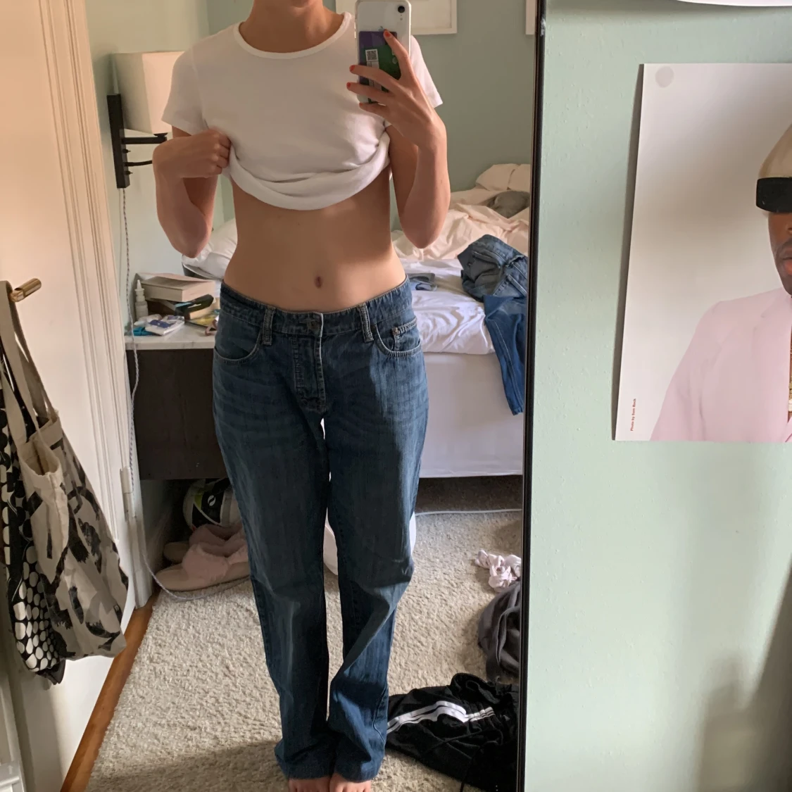 Lågmidjade jeans  - 90