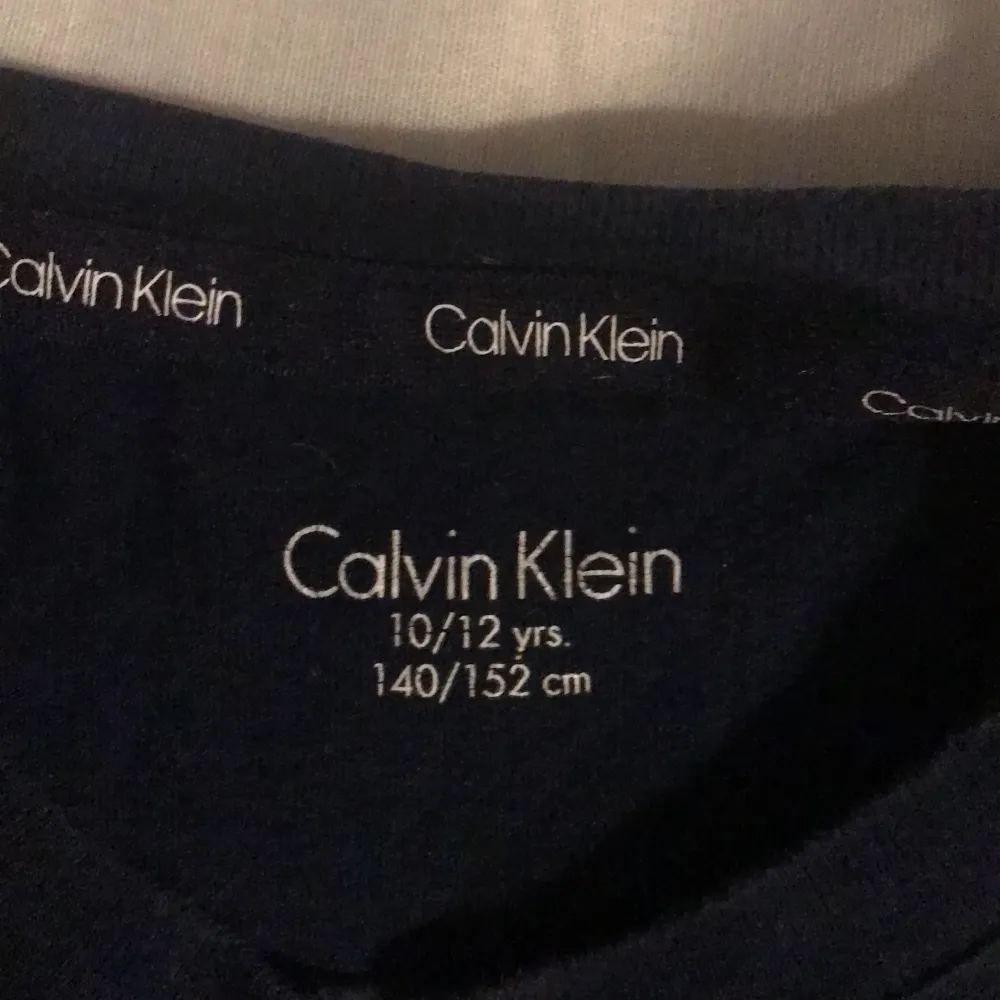 Calvin Klein T-shirt i fint skick. Liten i storleken . T-shirts.