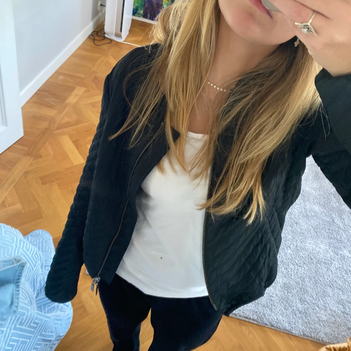 Tunn bomberjacka - 90