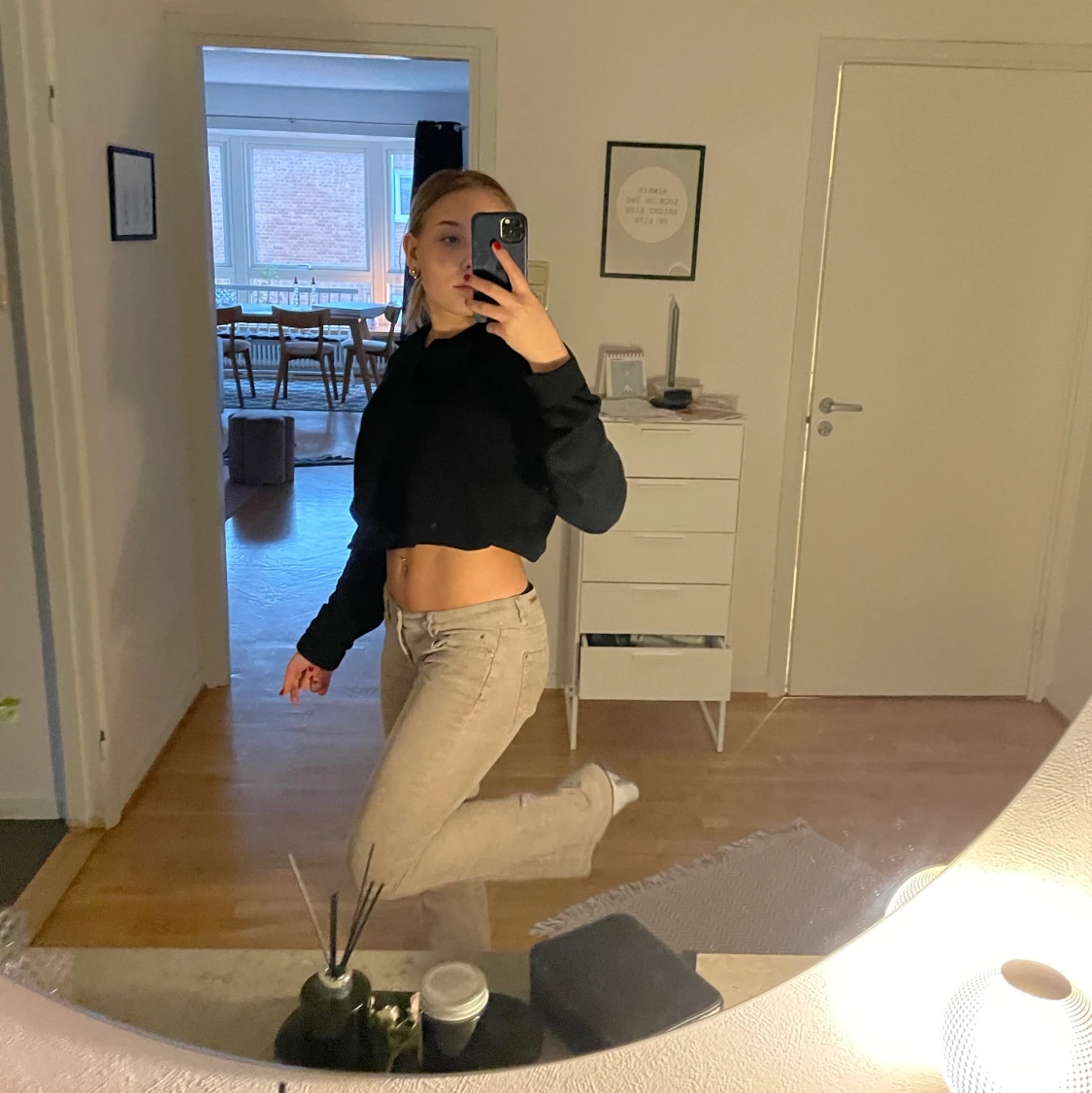 Lågmidjade jeans - 90