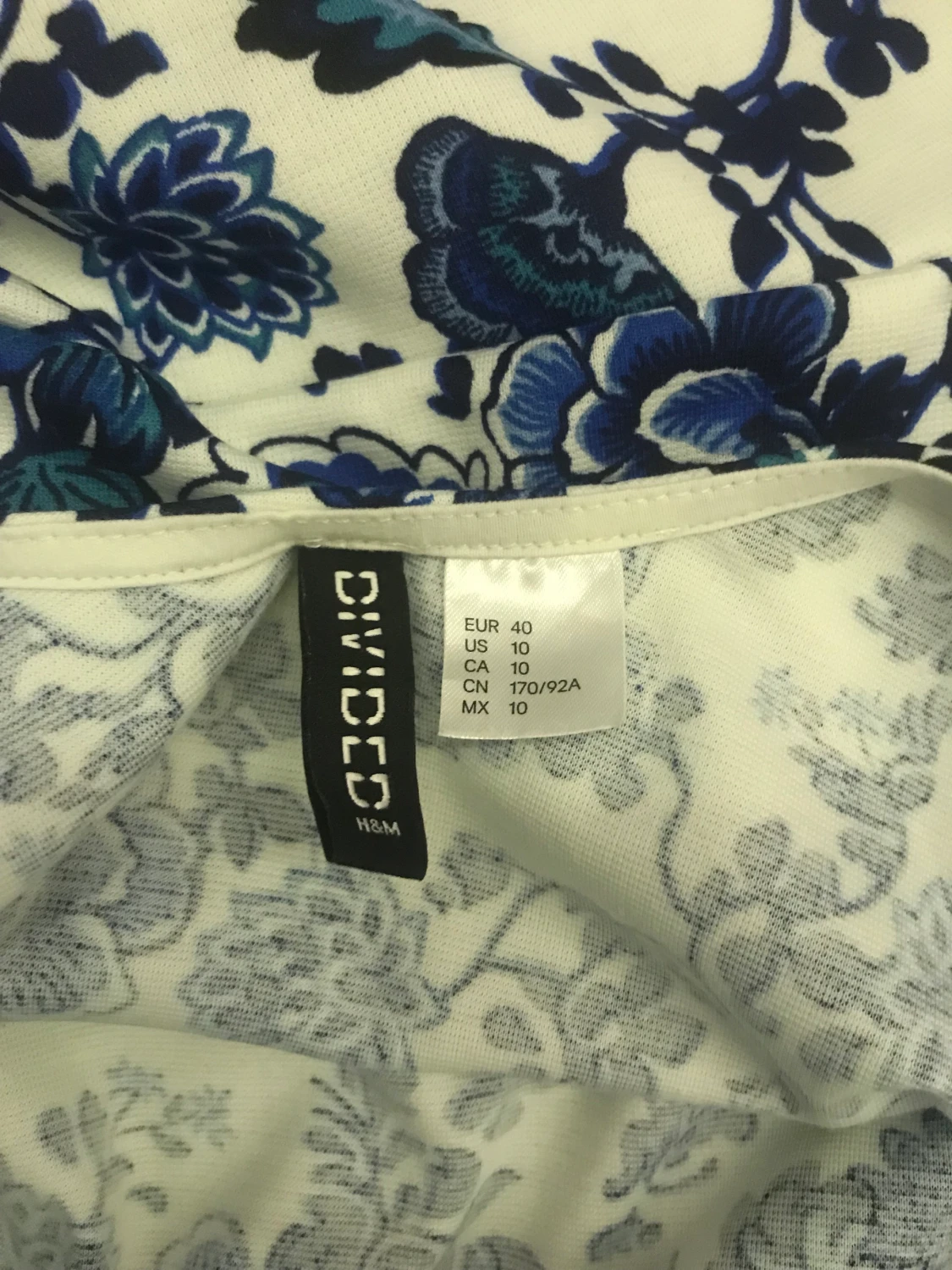 Blå klänning  - 91