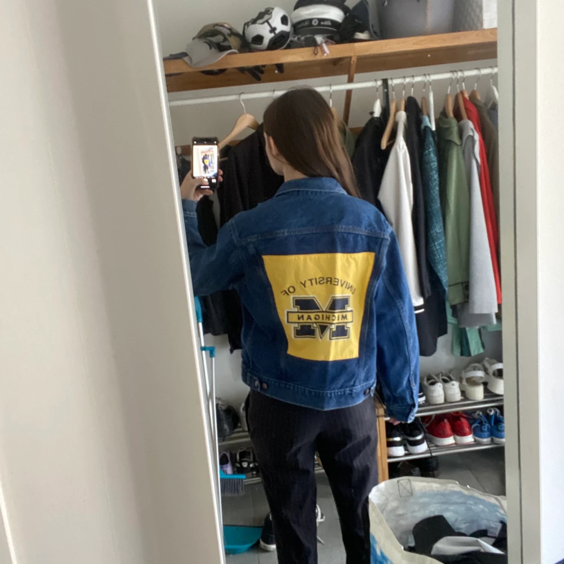 Varsity jeansjacka  - 90