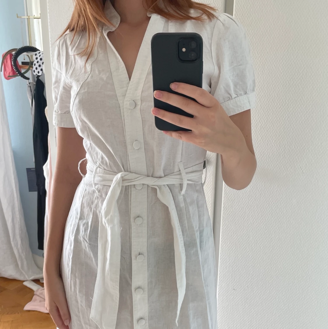 Vit vintage klänning