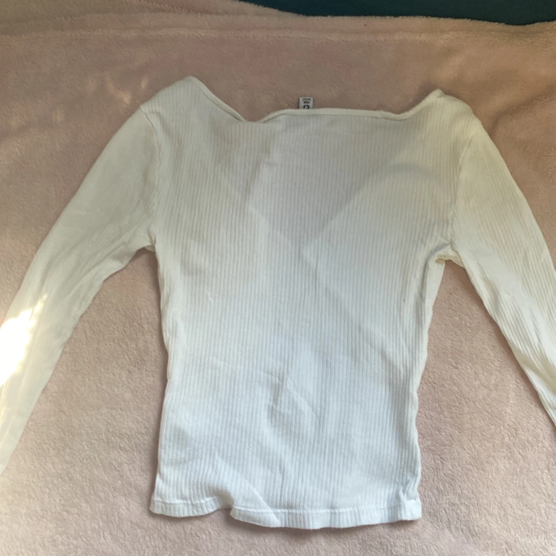 Vit basic tröja strl xs  - 90