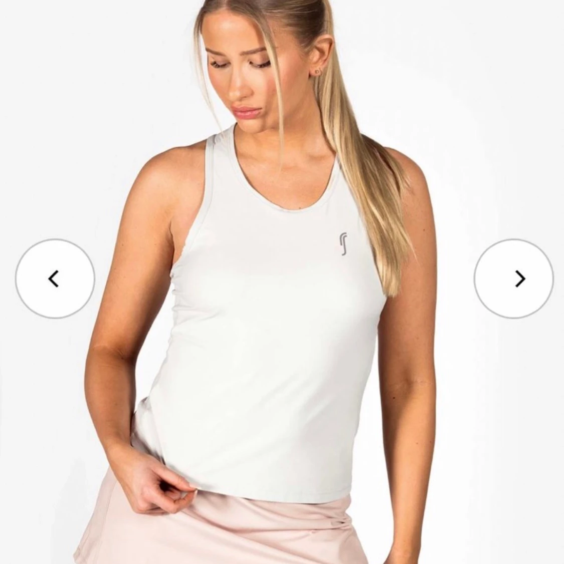 Träningslinne, ljusgrå