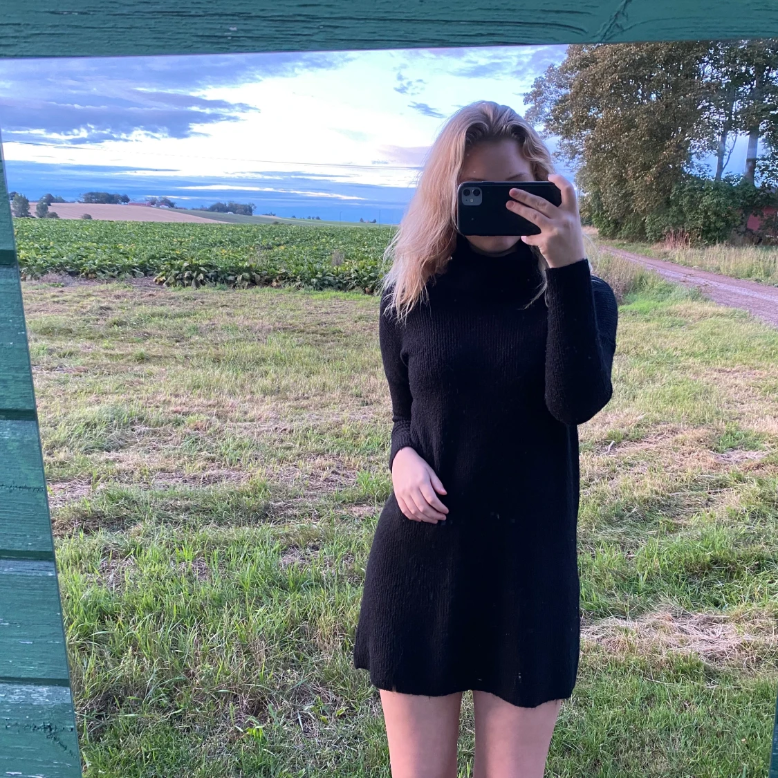 Stickad klänning  - 91