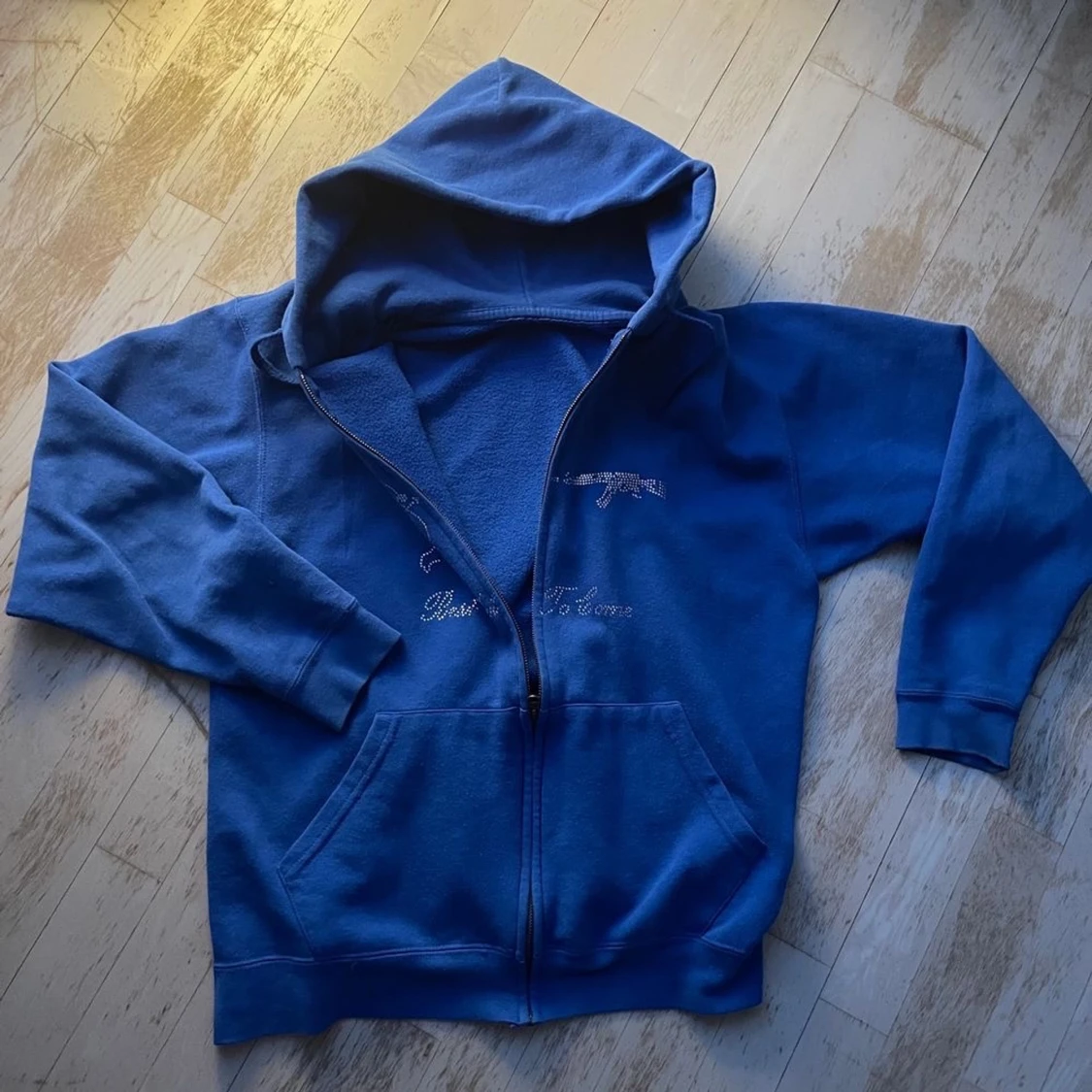 Rhinestone hoodie - 90