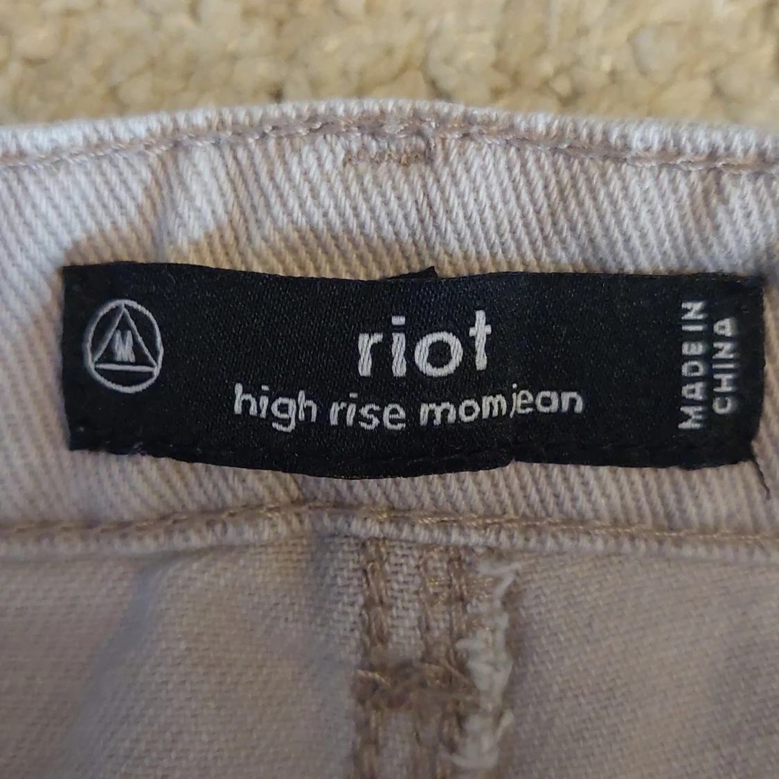 Högmidjade Jeans - Grå/Grålila - 91