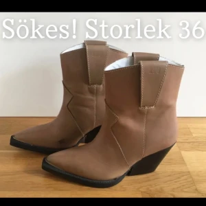 SÖKES!! Carin Wester Boots Billie  - Hej! Jag söker Carin Wester Boots Billie Storlek 36, vill helst ha de ljusa men har du de svarta så hit me up! Tacksam för svar och tips💕