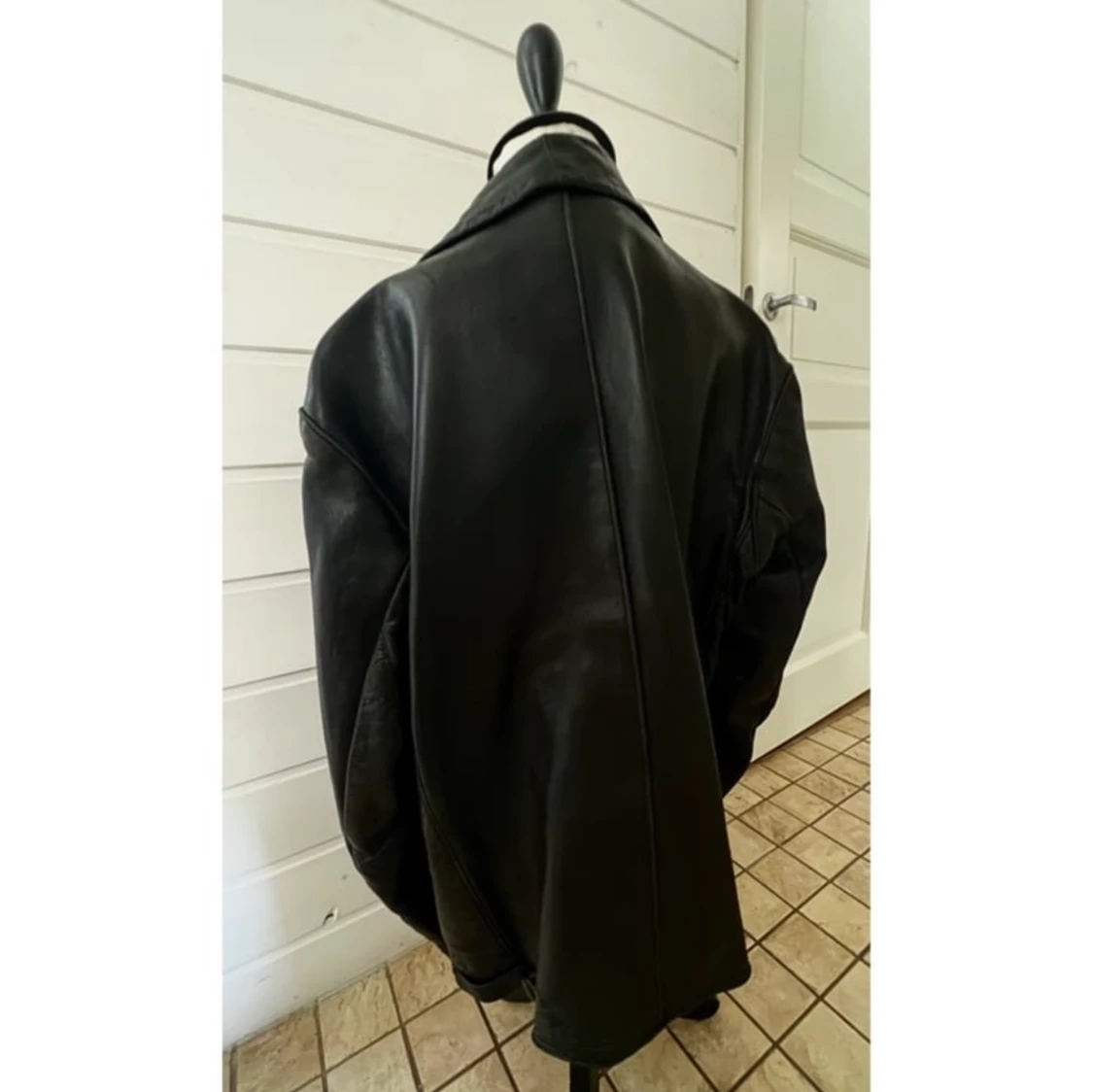 VINTAGE LÄDERJACKA - 90